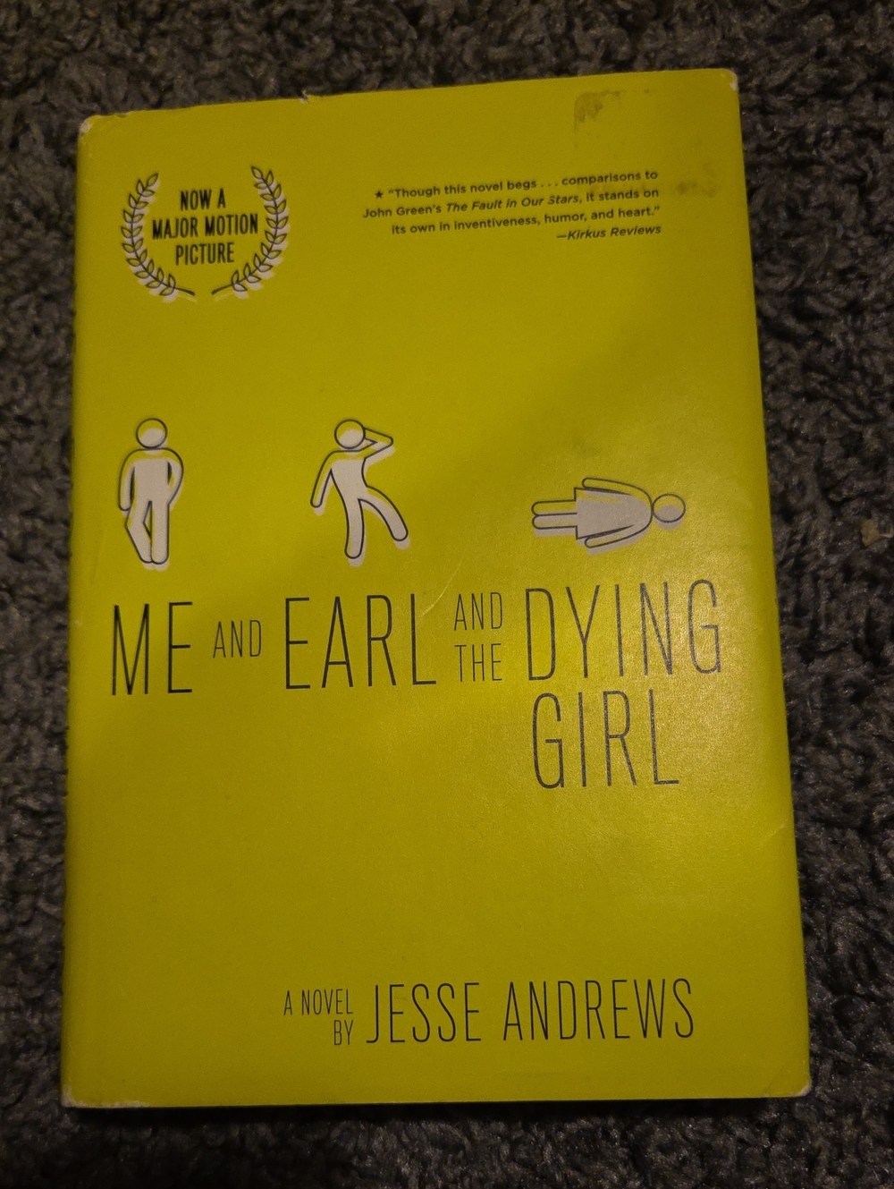 Me and Earl and the Dying Girl - Bright Yellow Hardcover